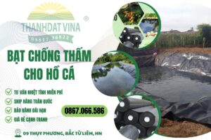 bạt làm hồ cá